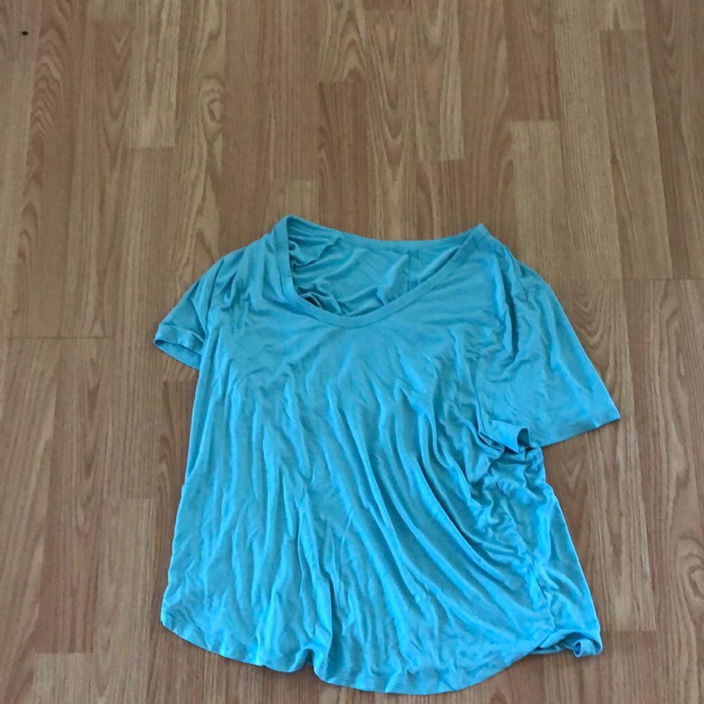 A blue Lacey shirt